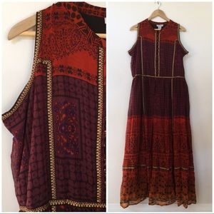 Jessica London maxi dress size 18 boho gypsy long